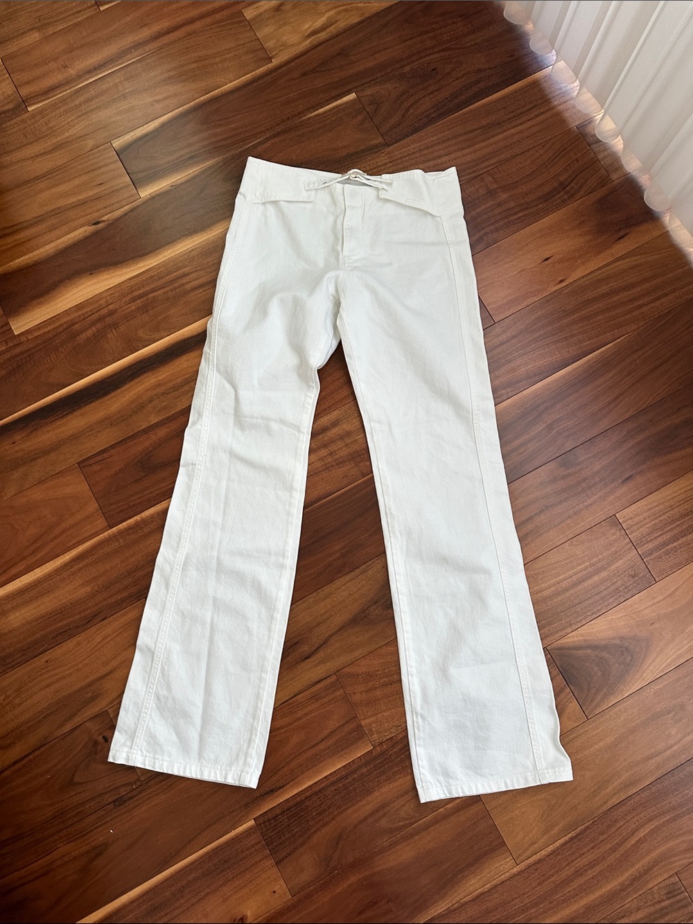 GIMAGUAS NICOLE TROUSER WHITE NWT SIZE EURO 32